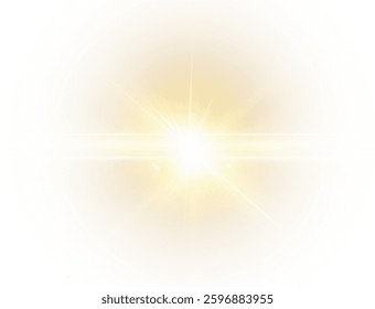 vector transparent sunlight effect with lens flares, sunrays, and light transitions. Perfect for overlays, light leaks, glare effects, and enhancing designs with a natural sun glow. PNG format include