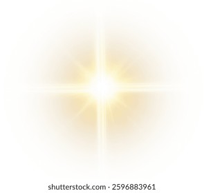 vector transparent sunlight effect with lens flares, sunrays, and light transitions. Perfect for overlays, light leaks, glare effects, and enhancing designs with a natural sun glow. PNG format include