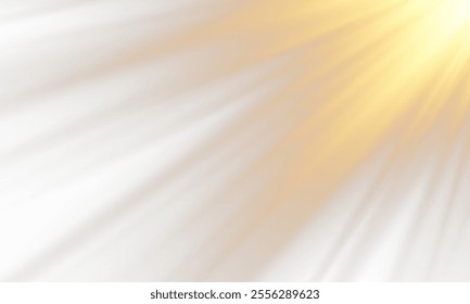 Vector transparent sunlight with lens flare effect. Overlays, overlay, light, Sun, sunrays, overlays, light transitions, lens flare, light leaks and glare in PNG format. PNG sunlight flare light effec