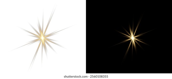 Vector transparent sunlight with lens flare effect. Overlays, overlay, light, Sun, sunrays, overlays, light transitions, lens flare, light leaks and glare in PNG format. PNG sunlight flare light effec