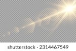 Vector transparent sunlight special lens flare light effect. Stock royalty free vector illustration. PNG	