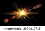 Vector transparent sunlight special lens flare light effect.  Stock royalty free vector illustration.