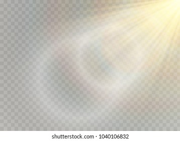 Vector transparent sunlight special lens flare light effect. Christmas abstract pattern. Sparkling magic dust particles.