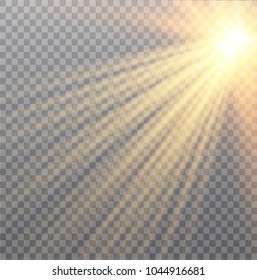Vector transparent sunlight special lens flare light effect. Christmas abstract pattern. Sparkling magic dust particles.