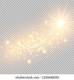 Vector transparent sunlight special lens flare light effect.