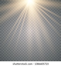 Vector transparent sunlight special lens flare light effect. lens flare light effect. Vector illustration eps 10. 