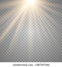 Vector transparent sunlight special lens flare light effect. lens flare light effect. Vector illustration eps 10. 