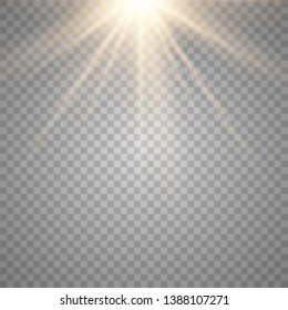 Vector transparent sunlight special lens flare light effect. lens flare light effect. Vector illustration eps 10. 