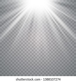 Vector transparent sunlight special lens flare light effect. lens flare light effect. Vector illustration eps 10. 