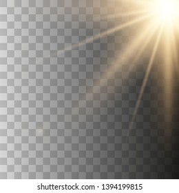 Vector transparent sunlight special lens flare light effect. lens flare light effect. Vector illustration eps 10. 