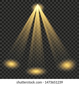Vector transparent sunlight special lens flare light effect