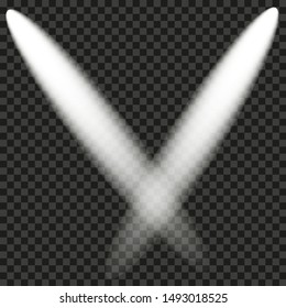 Vector transparent sunlight special lens flare light effect