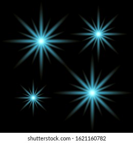 Vector transparent sunlight special lens flash light effect.front sun lens flash. Vector blur in the light of radiance. Element of decor.