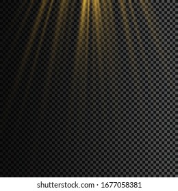 Vector transparent sunlight special lens flash light effect front sun lens flash.