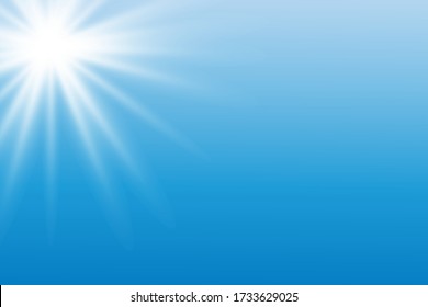 Vector transparent sunlight special lens flash light effect.