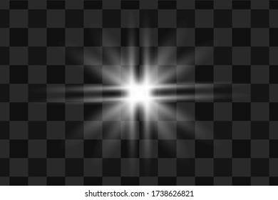 Vektor-transparenter Sonnenlicht-Spezialbeleuchtungs-Lichteffekt