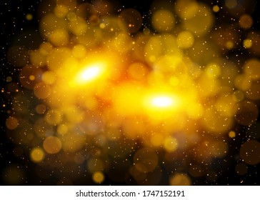 Vector transparent sunlight special lens flare light effect. Sun flash with rays and spotlight