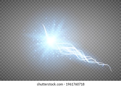 Vektortransparentes Sonnenlicht, spezieller Linsenflare-Lichteffekt.