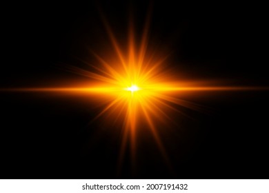 Efecto de la luz especial de la lente de la luz solar transparente del vector. Papúa Nueva Guinea. Ilustración del vector.