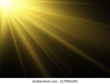 Vector transparent sunlight special lens flash light effect.front sun lens flash. Vector blur in the light of radiance. Element of decor.