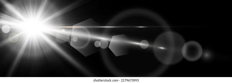 Vector transparent sunlight special lens flare light effect. Stock royalty free vector illustration. PNG	
