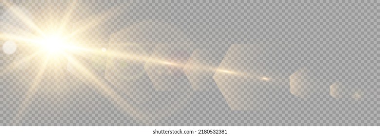 Vector transparent sunlight special lens flare light effect. Stock royalty free vector illustration. PNG	