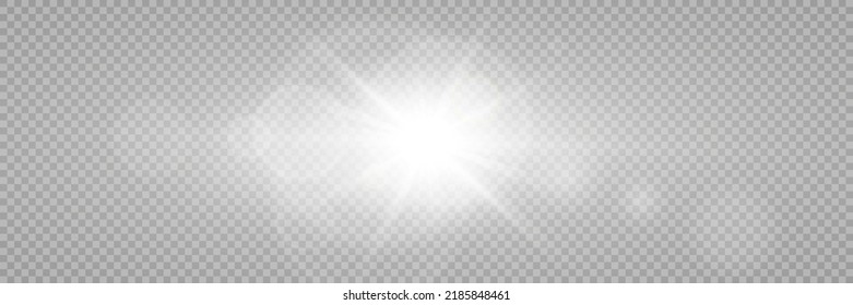 Vector transparent sunlight special lens flare light effect. Stock royalty free vector illustration. PNG	
