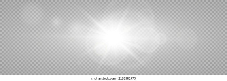 Vector transparent sunlight special lens flare light effect. Stock royalty free vector illustration. PNG	