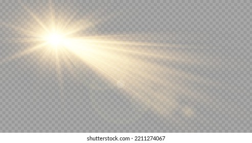 Vector transparent sunlight special lens flare light effect. Stock royalty free vector illustration. PNG	
