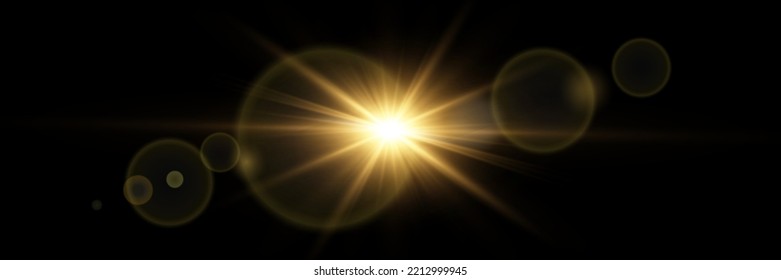 Vector transparent sunlight special lens flare light effect. Stock royalty free vector illustration. PNG	