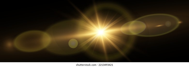 Vector transparent sunlight special lens flare light effect. Stock royalty free vector illustration. PNG	