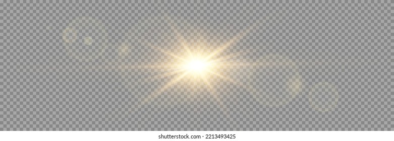 Vector transparent sunlight special lens flare light effect. Stock royalty free vector illustration. PNG	