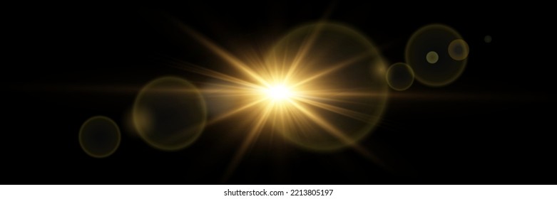 Vector transparent sunlight special lens flare light effect. Stock royalty free vector illustration. PNG	