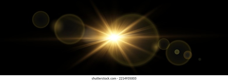 Vector transparent sunlight special lens flare light effect. Stock royalty free vector illustration. PNG	