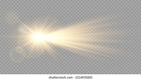 Vector transparent sunlight special lens flare light effect. Stock royalty free vector illustration. PNG	