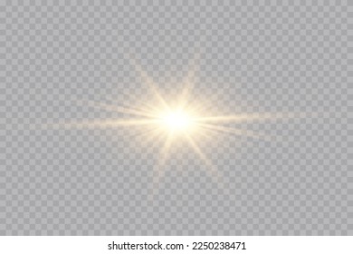 Vector transparent sunlight special lens flare light effect. Vector illustration. Stock royalty free vector illustration. PNG