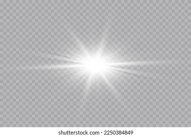 Vector transparent sunlight special lens flare light effect. Vector illustration. Stock royalty free vector illustration. PNG