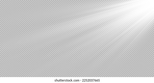 Vector transparent sunlight special lens flash light effect.front sun lens flash. Vector blur in the light of radiance.. Stock royalty free vector illustration. PNG