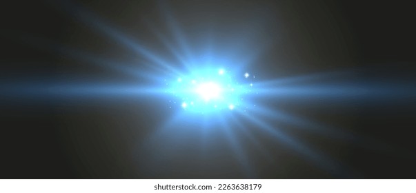 Vector transparent sunlight special lens flare light effect. Bright beautiful star. Light from the rays.	