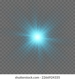 Image vectorielle effet de lumière de la lentille spéciale transparent