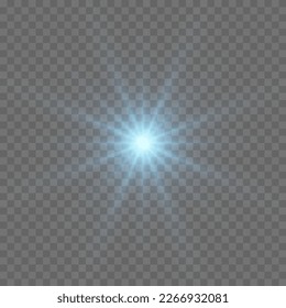 Image vectorielle effet de lumière de la lentille spéciale transparent