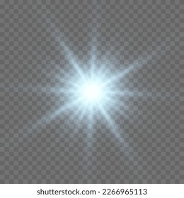 Image vectorielle effet de lumière de la lentille spéciale transparent