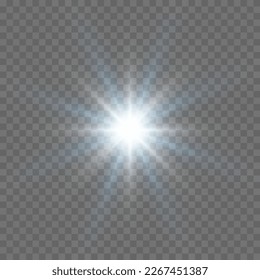 Image vectorielle effet de lumière de la lentille spéciale transparent
