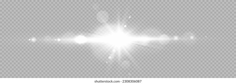 Vector transparent sunlight special lens flare light effect. Stock royalty free vector illustration. PNG	