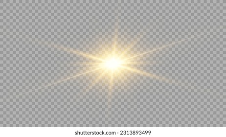 Vector transparent sunlight special lens flare light effect. Stock royalty free vector illustration. PNG	