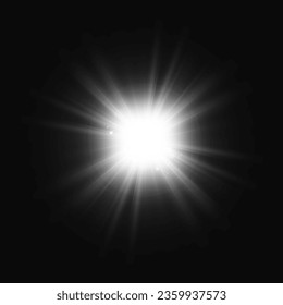 	
Vector transparent sunlight special lens flare light effect. Bright beautiful star. Light from the rays.	