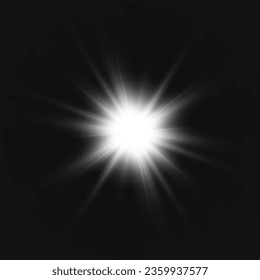 	
Vector transparent sunlight special lens flare light effect. Bright beautiful star. Light from the rays.	