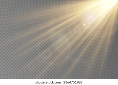 Vector transparent sunlight special lens flare light effect