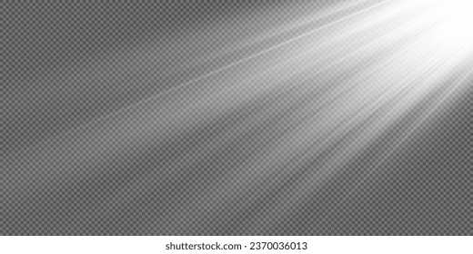 Vector transparent sunlight special lens flash light effect.front sun lens flash. Vector blur in the light of radiance.. Stock royalty free vector illustration. PNG	