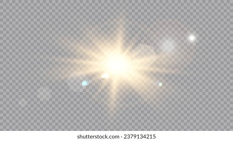 Vector transparent sunlight special lens flare light effect. Stock royalty free vector illustration. PNG	